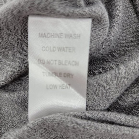 Gray OMT Active V-Neck T-Shirt Heather Gray Women's Large - Picture 8 of 10